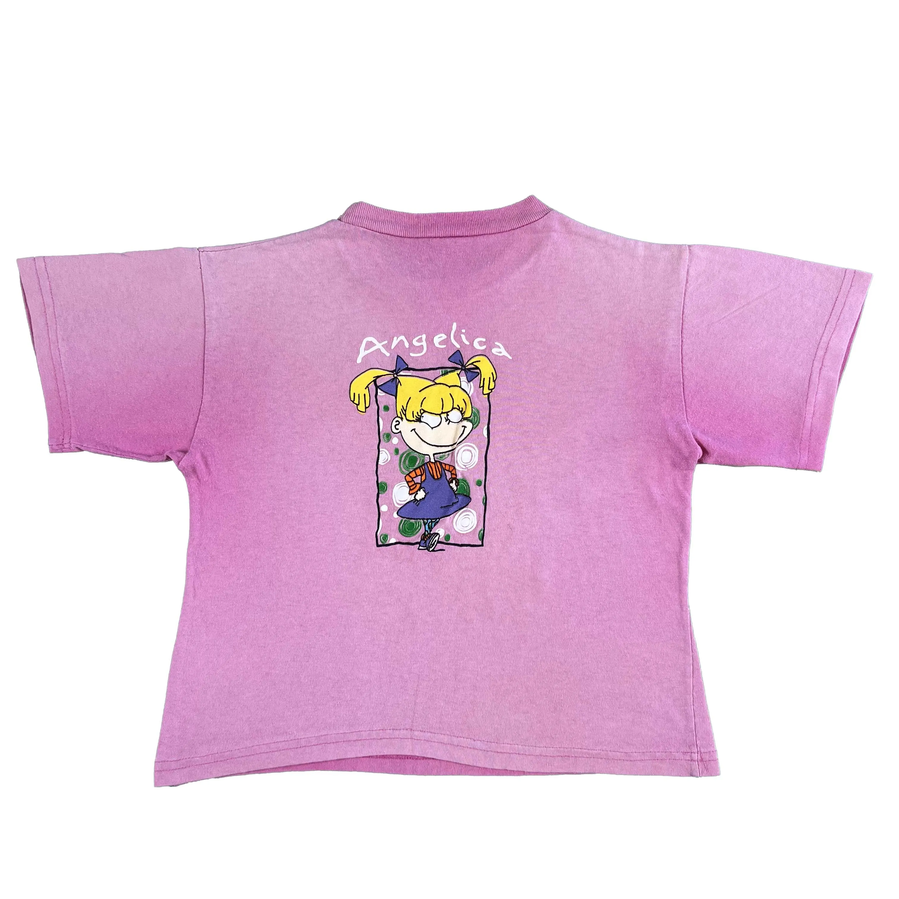 00s 'Angelica the Best' Rugrats Baby Tee- XS