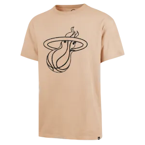 '47 Brand Miami HEAT Logo Imprint Tee