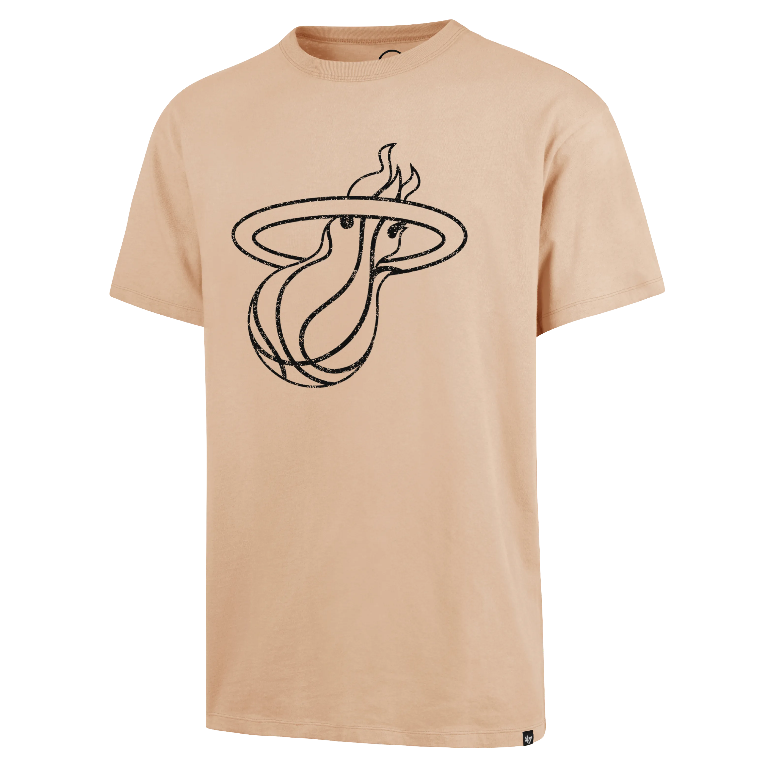 '47 Brand Miami HEAT Logo Imprint Tee