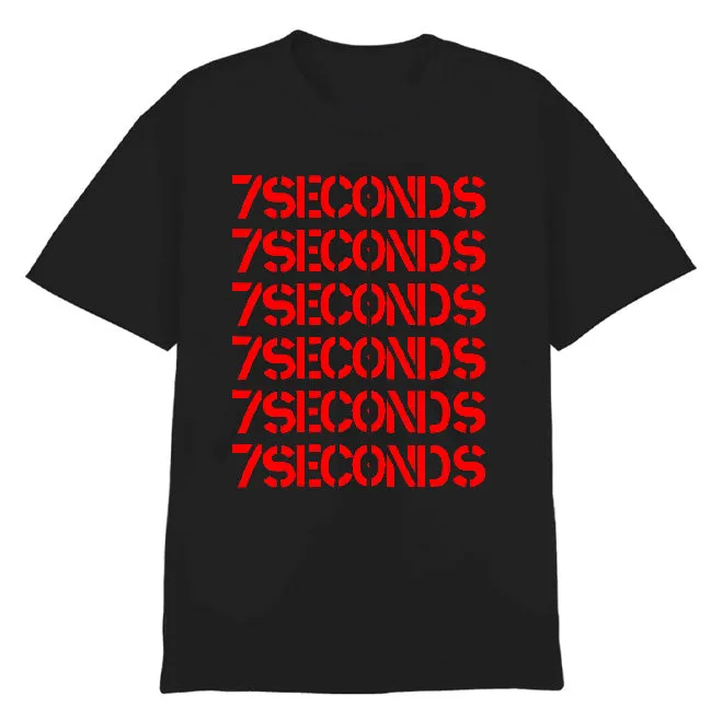 7 Seconds - Stacked Logo t-shirt