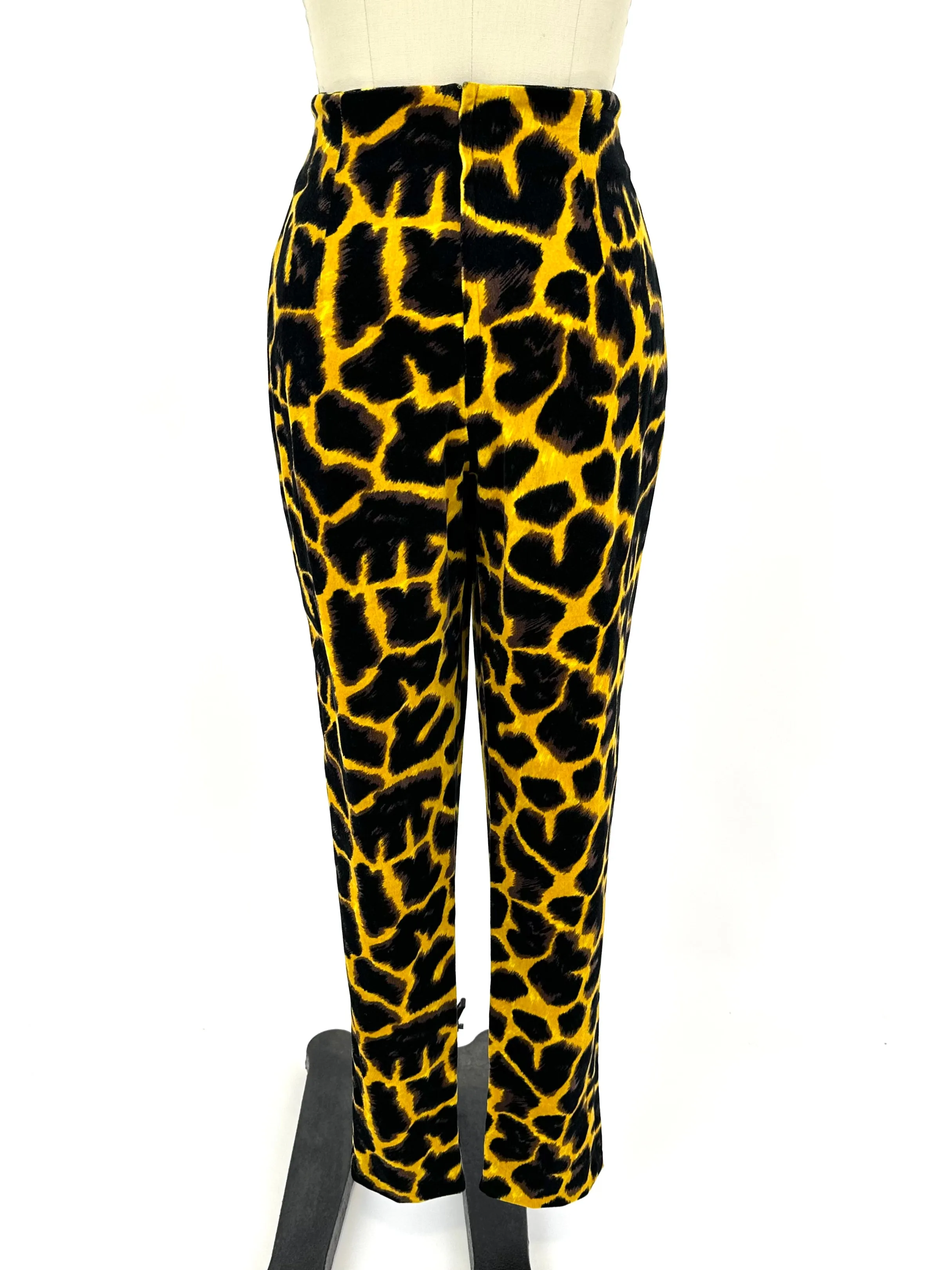 90s Istante Velour Cheetah Pants