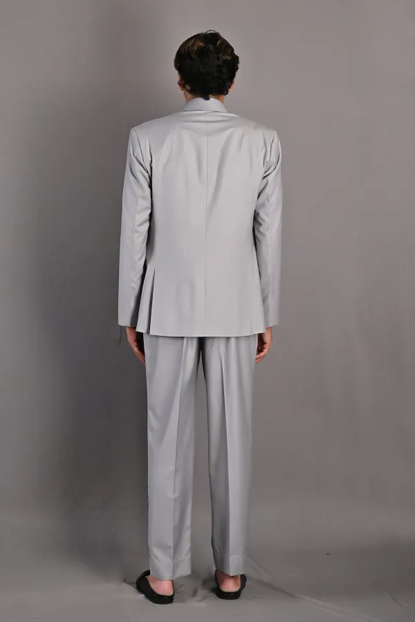 Aaron - Grey Suit Jacket Set