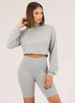 Ace Crop Hoodie For Women s 1029