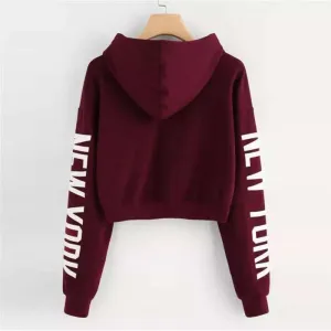 Ace New York Fleece Crop Hoodie 72