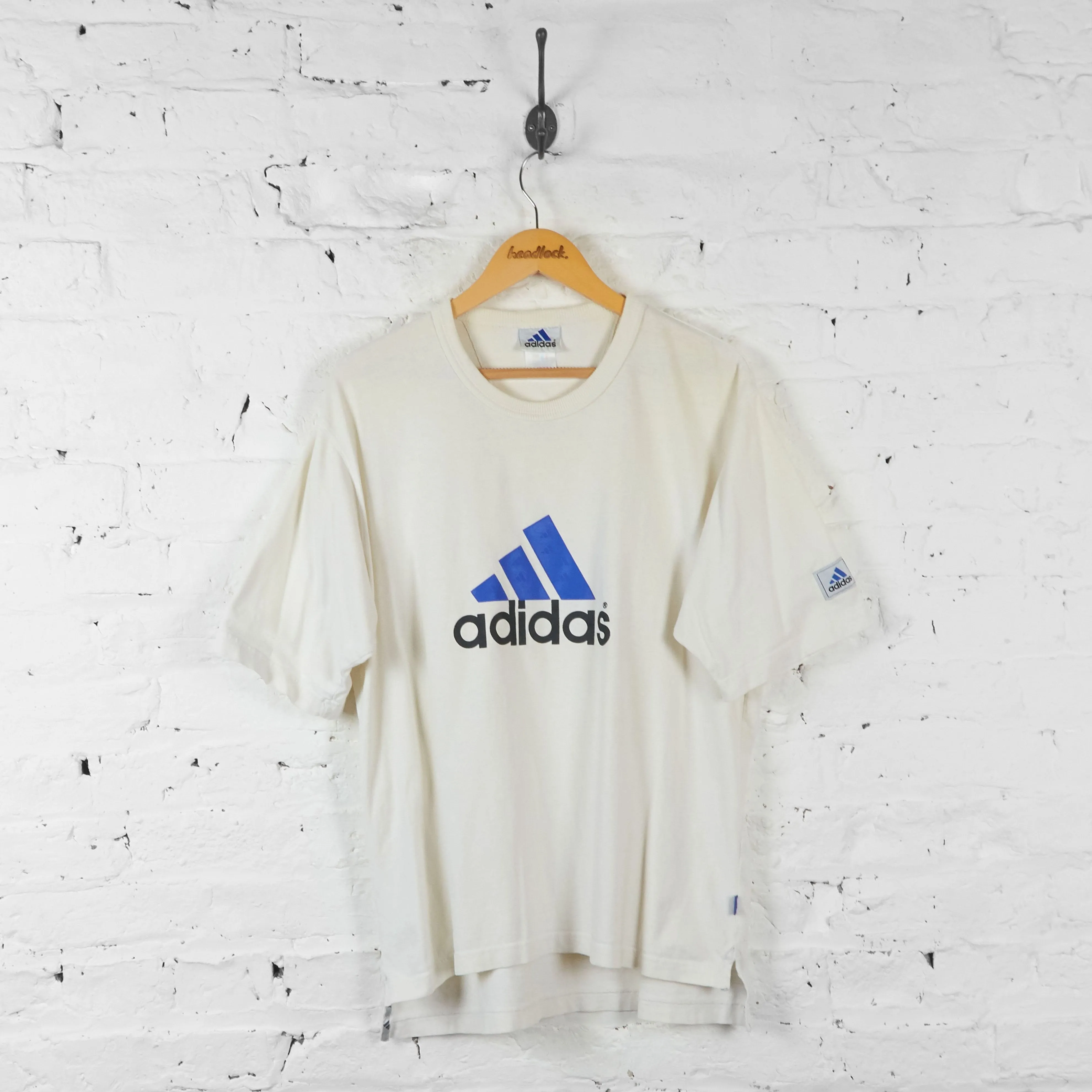 Adidas 90s  T Shirt - White - L