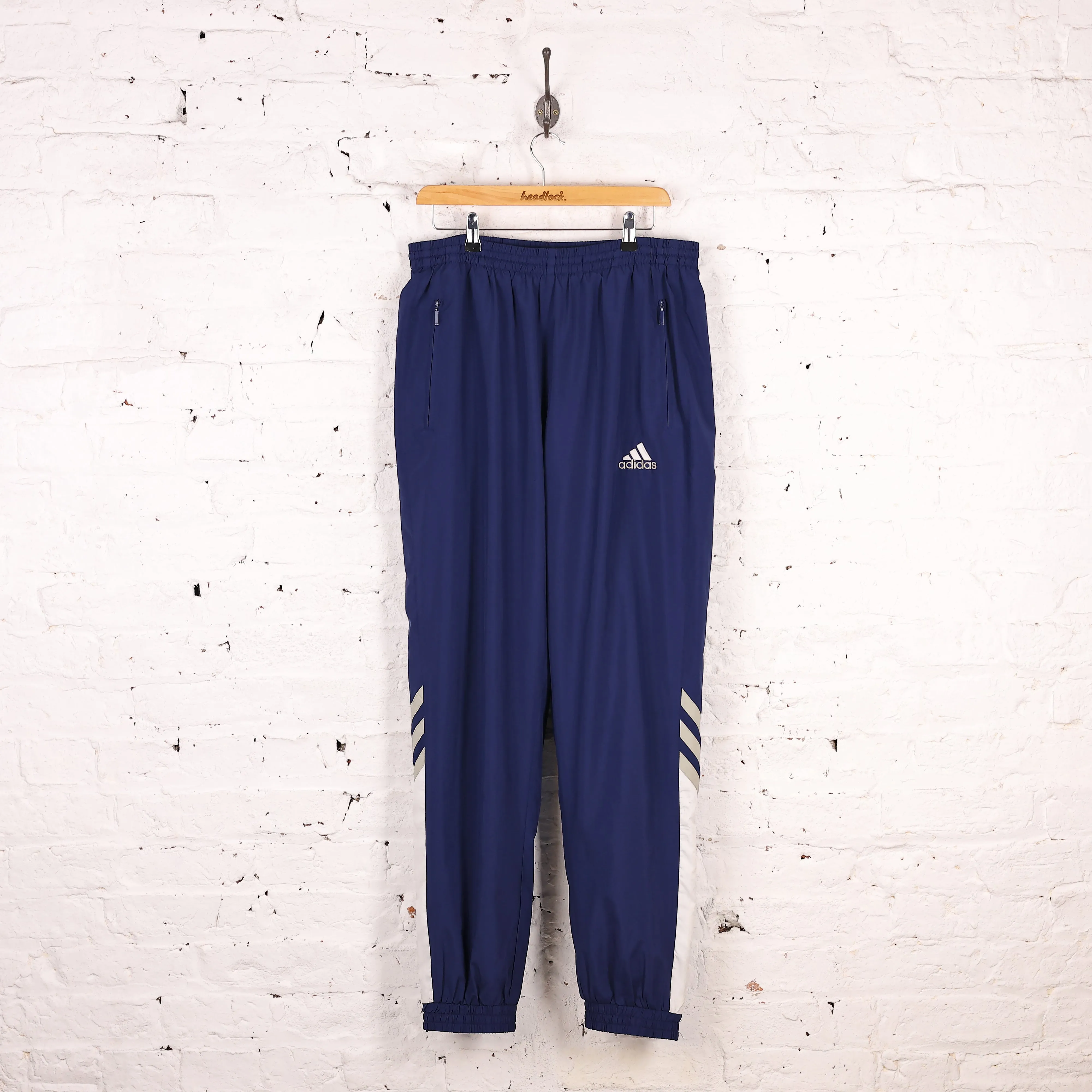 Adidas 90s Tracksuit Bottoms Pants - Blue - L