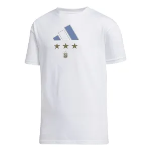 Adidas Kids Argentina 2022 Winners Tee White IS5476