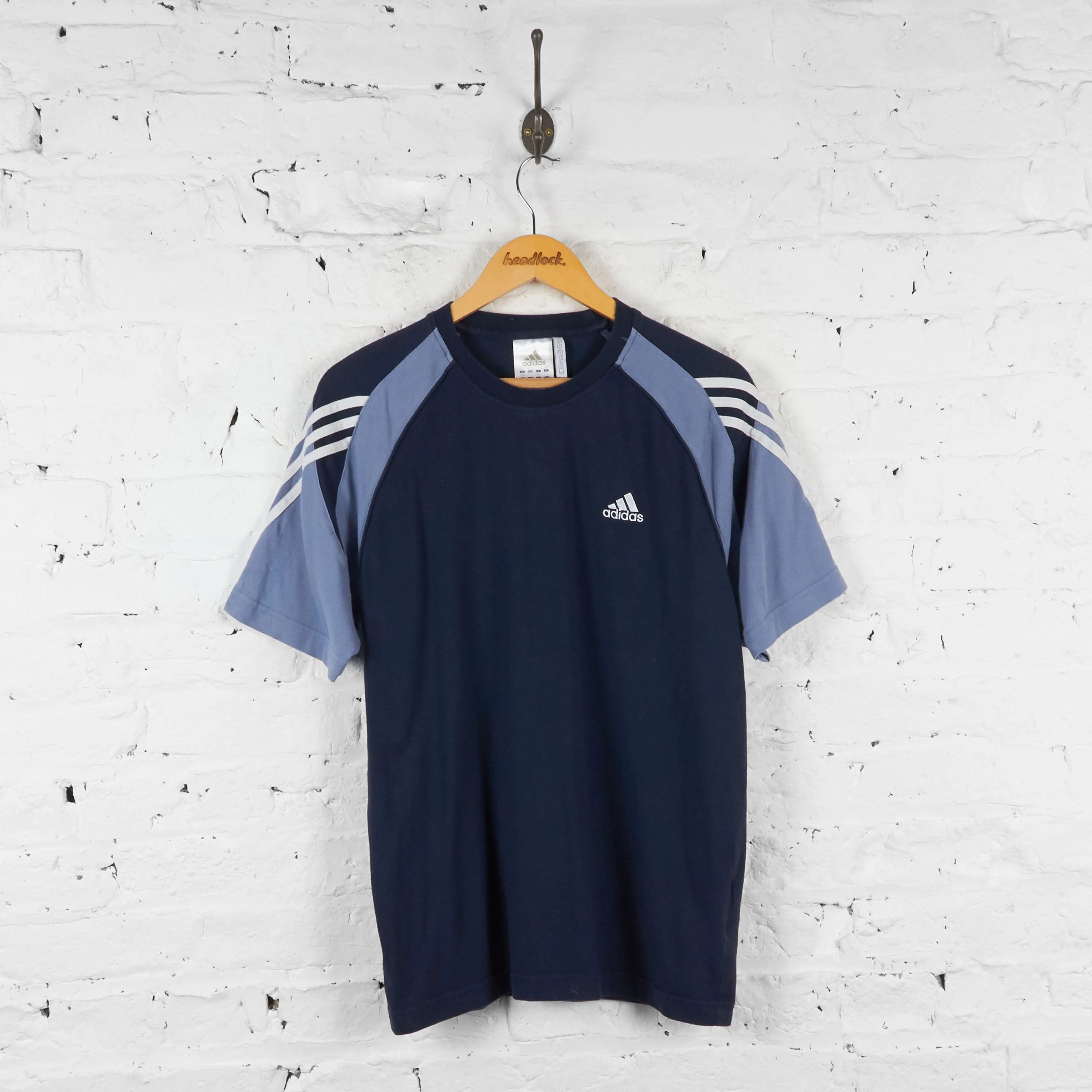 Adidas T Shirt - Blue - S