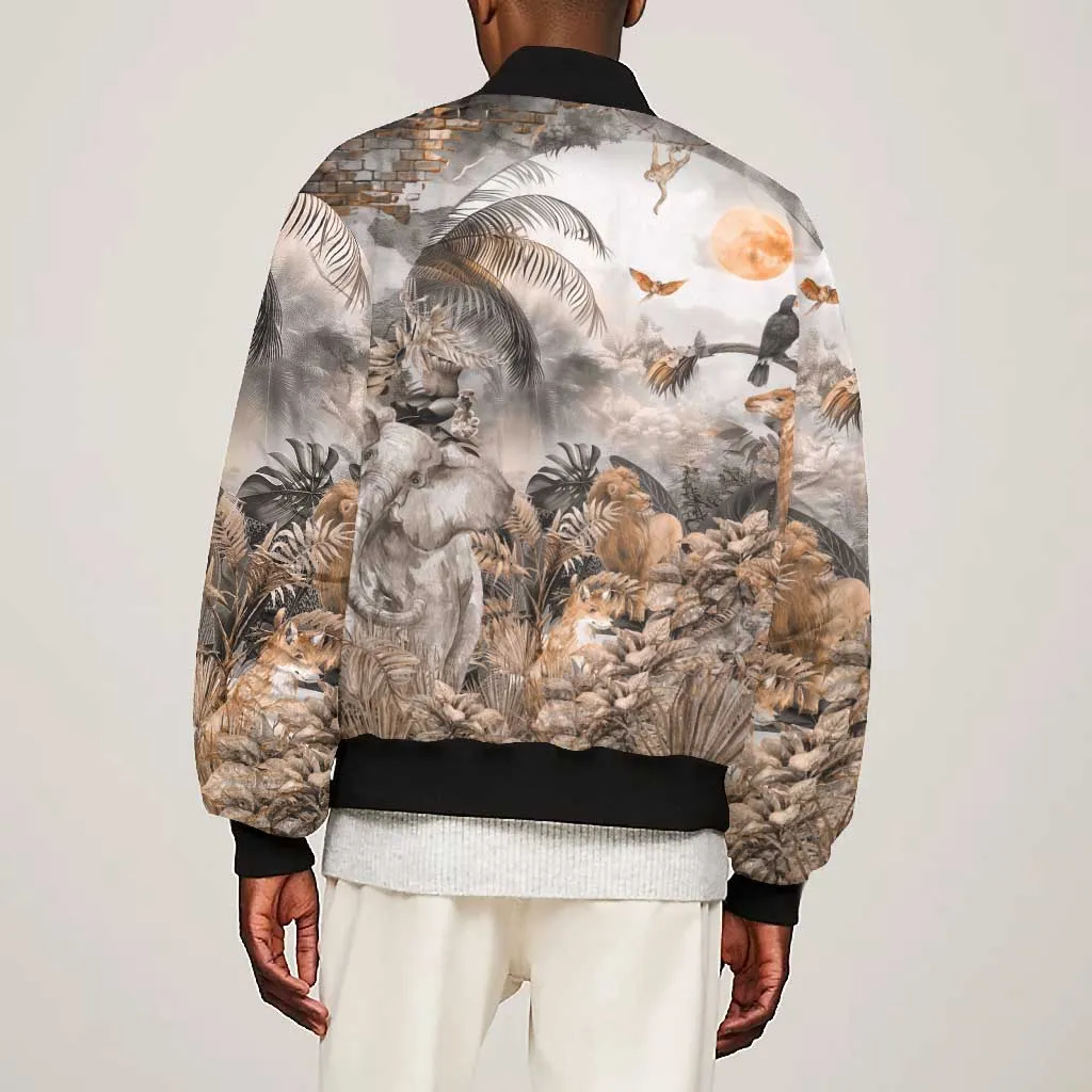 Afro Safari Animals Bomber Jacket LT18