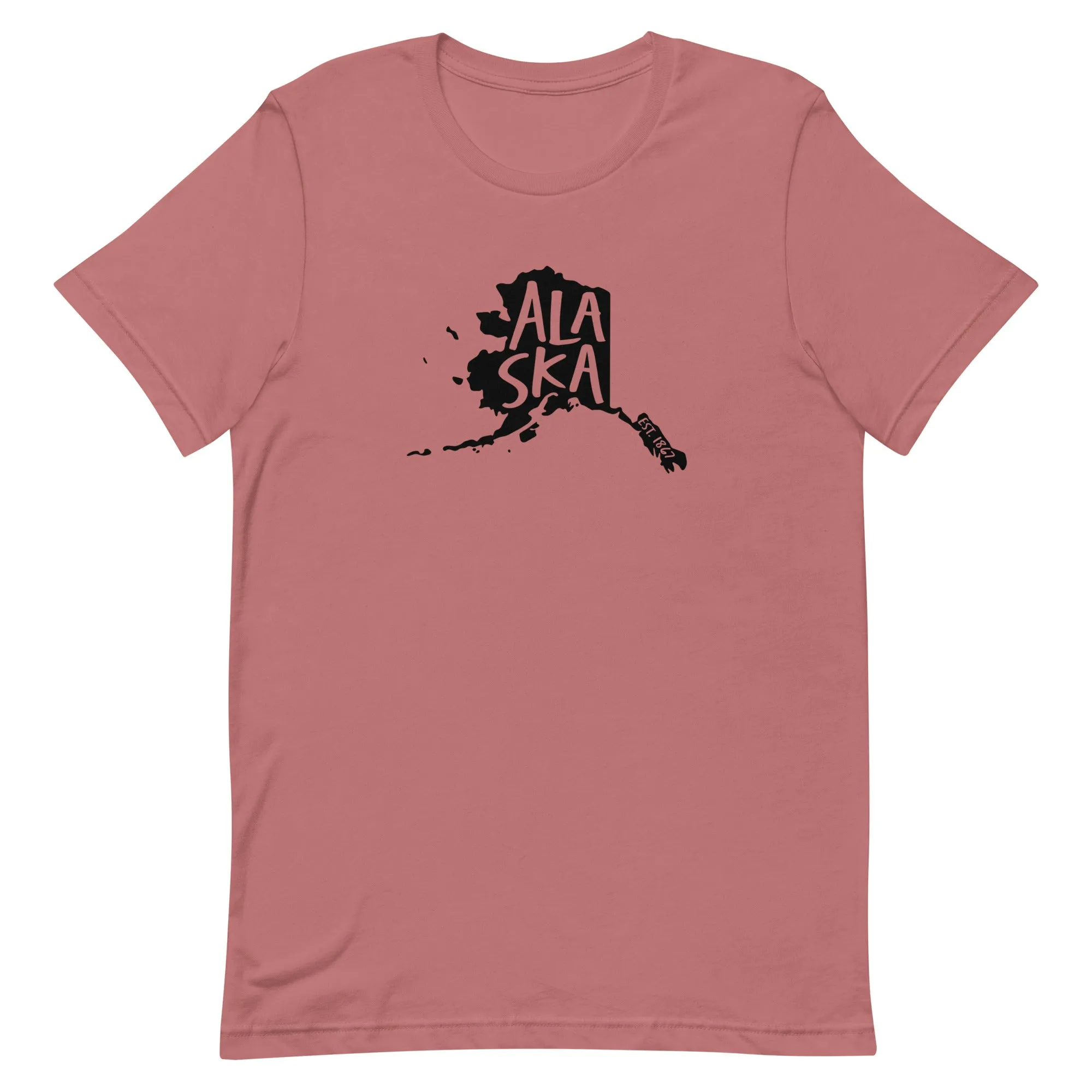 Alaska Cutout T-Shirt (Black Logo)