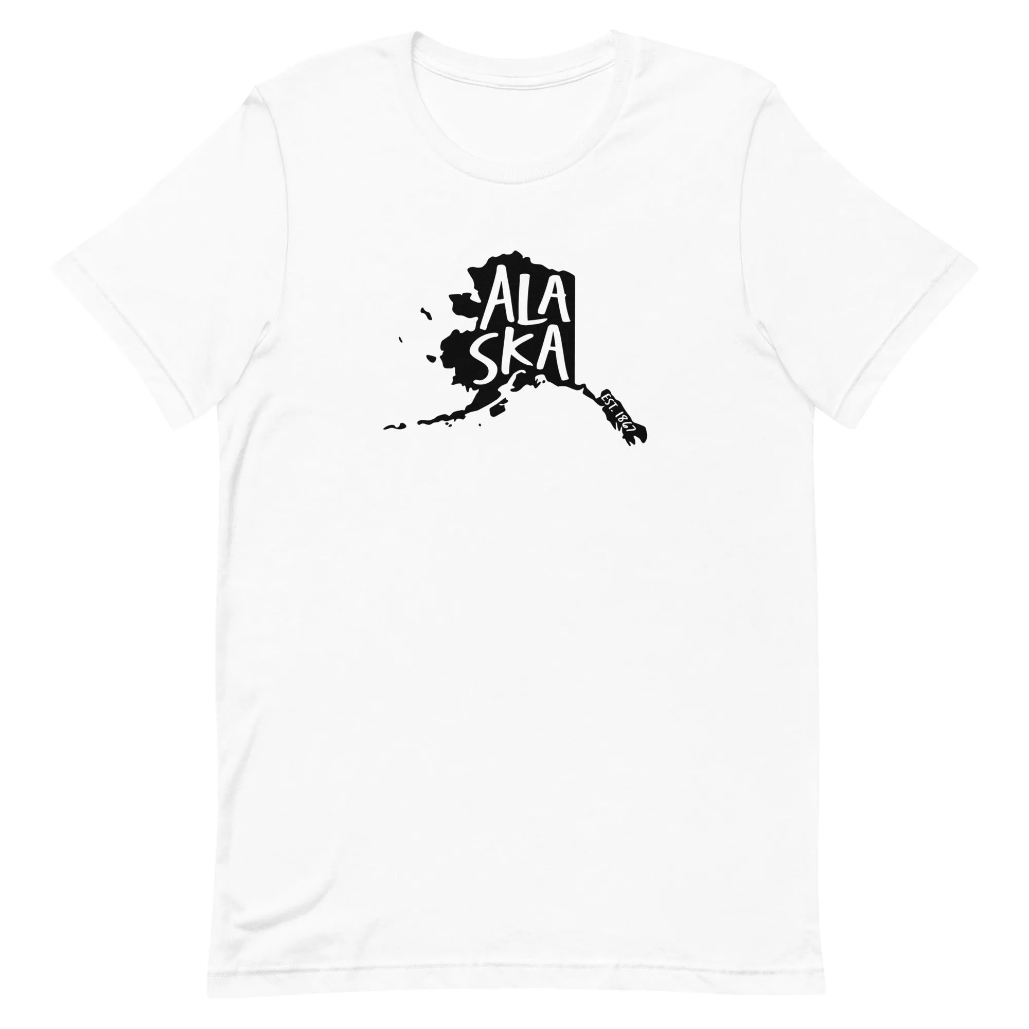 Alaska Cutout T-Shirt (Black Logo)