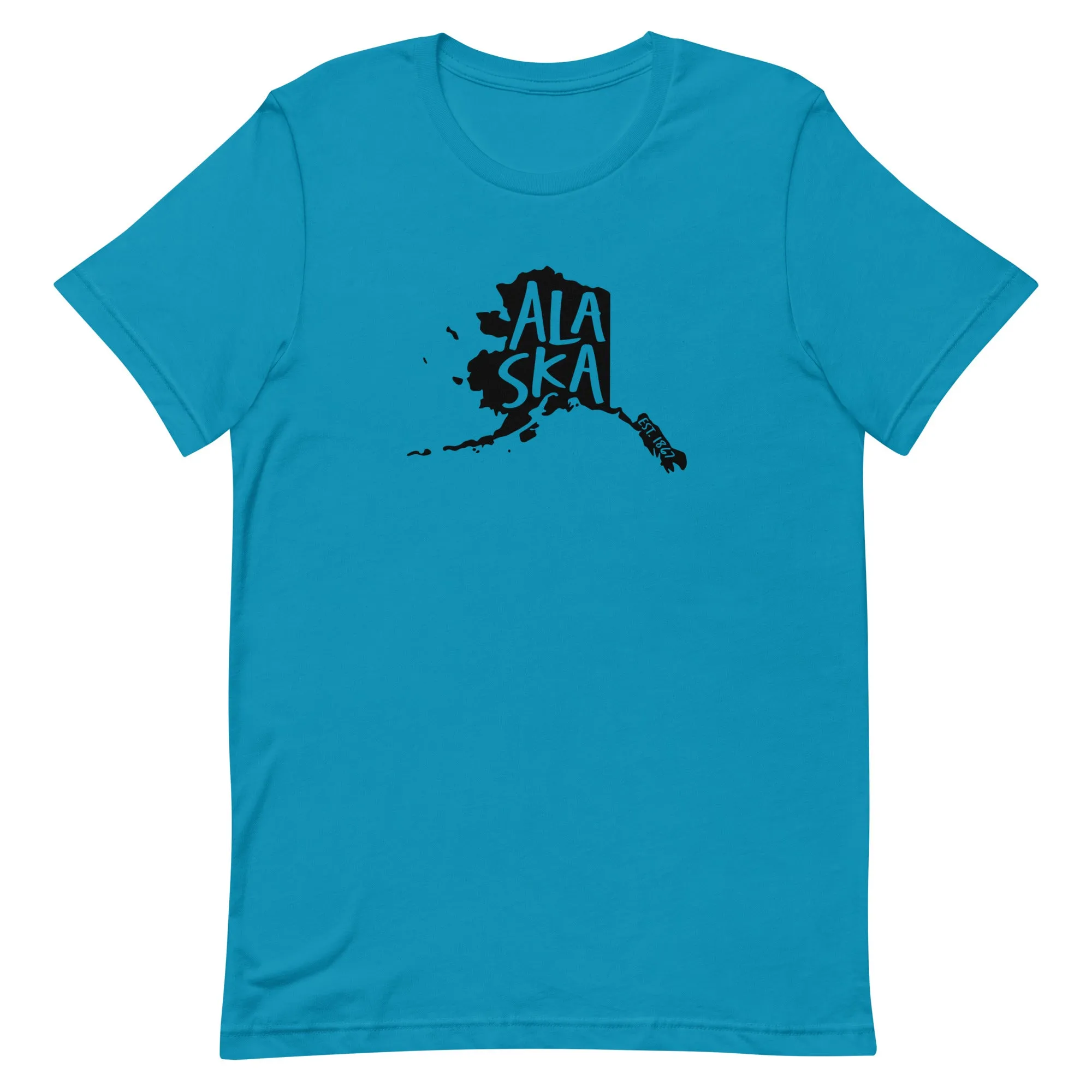 Alaska Cutout T-Shirt (Black Logo)
