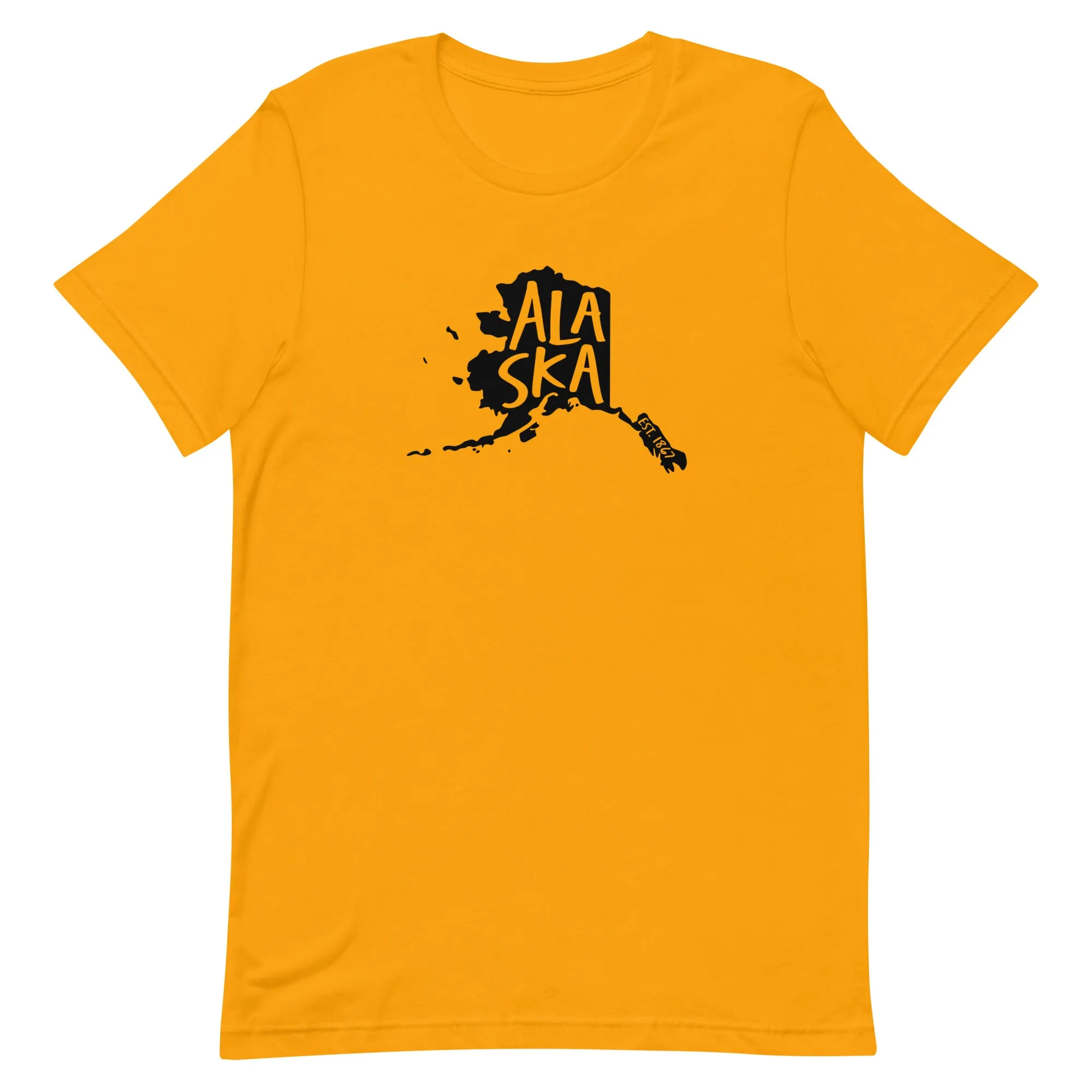 Alaska Cutout T-Shirt (Black Logo)
