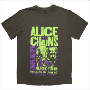 Alice In Chains Unisex T-Shirt - Unplugged Dog (Wash Collection)