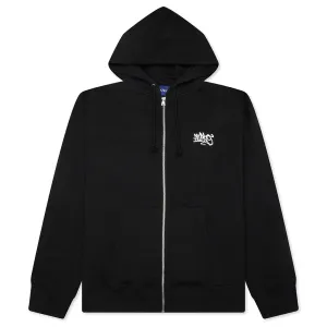 All City Zip Up Hoodie - Black