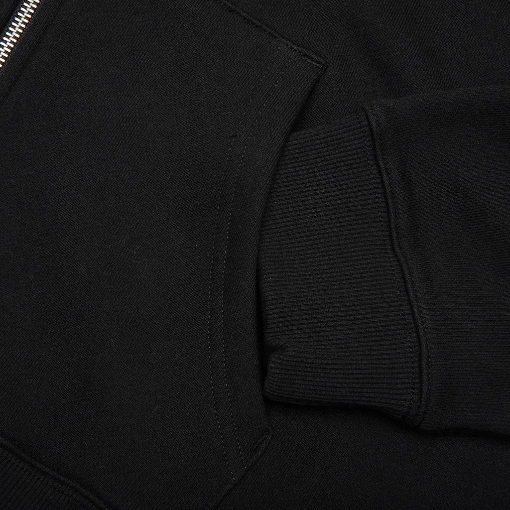 All City Zip Up Hoodie - Black