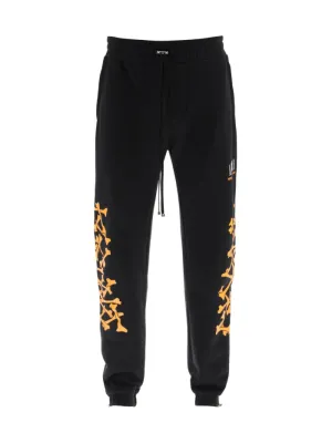 Amiri Drawstring Bone Motif Track Pants