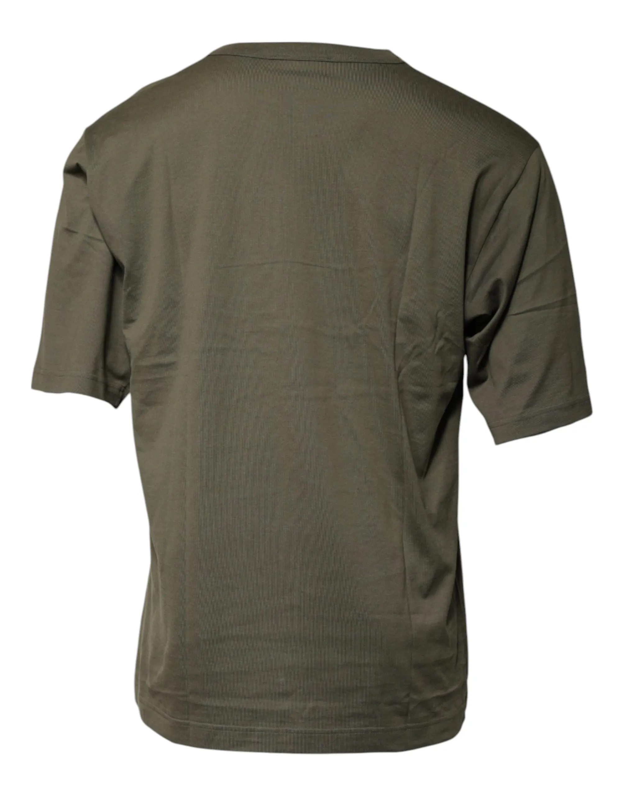 Army Green DG Love Cotton Crew Neck T-shirt