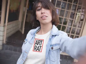 ArtRat Square Logo T-Shirt - White