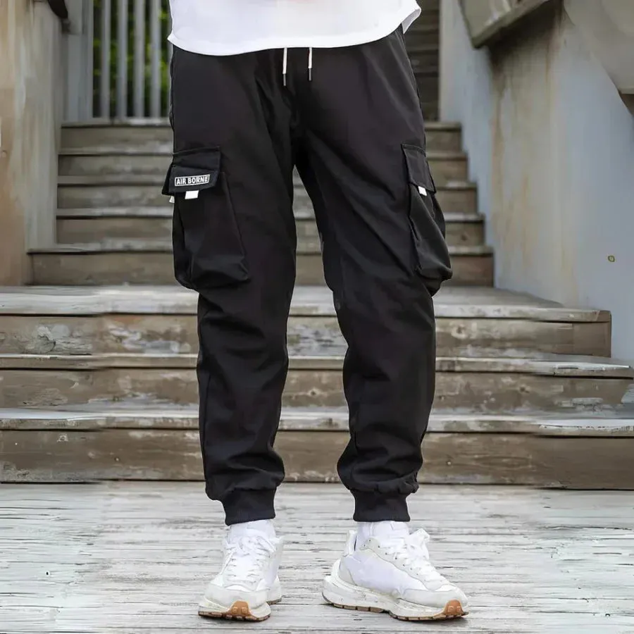 Athanasios - stylish men's cargo trousers with adjustable drawstring
