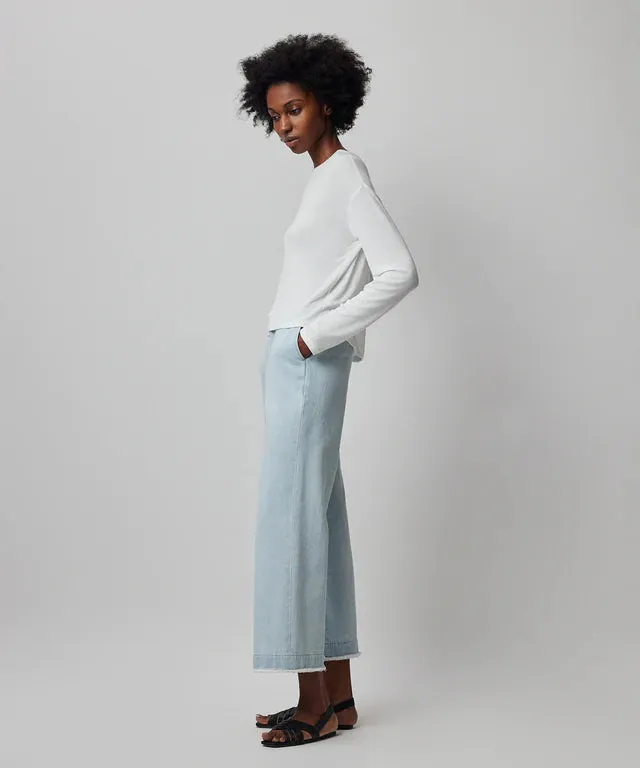 ATM Modal Rib Long Sleeve Boxy Tee
