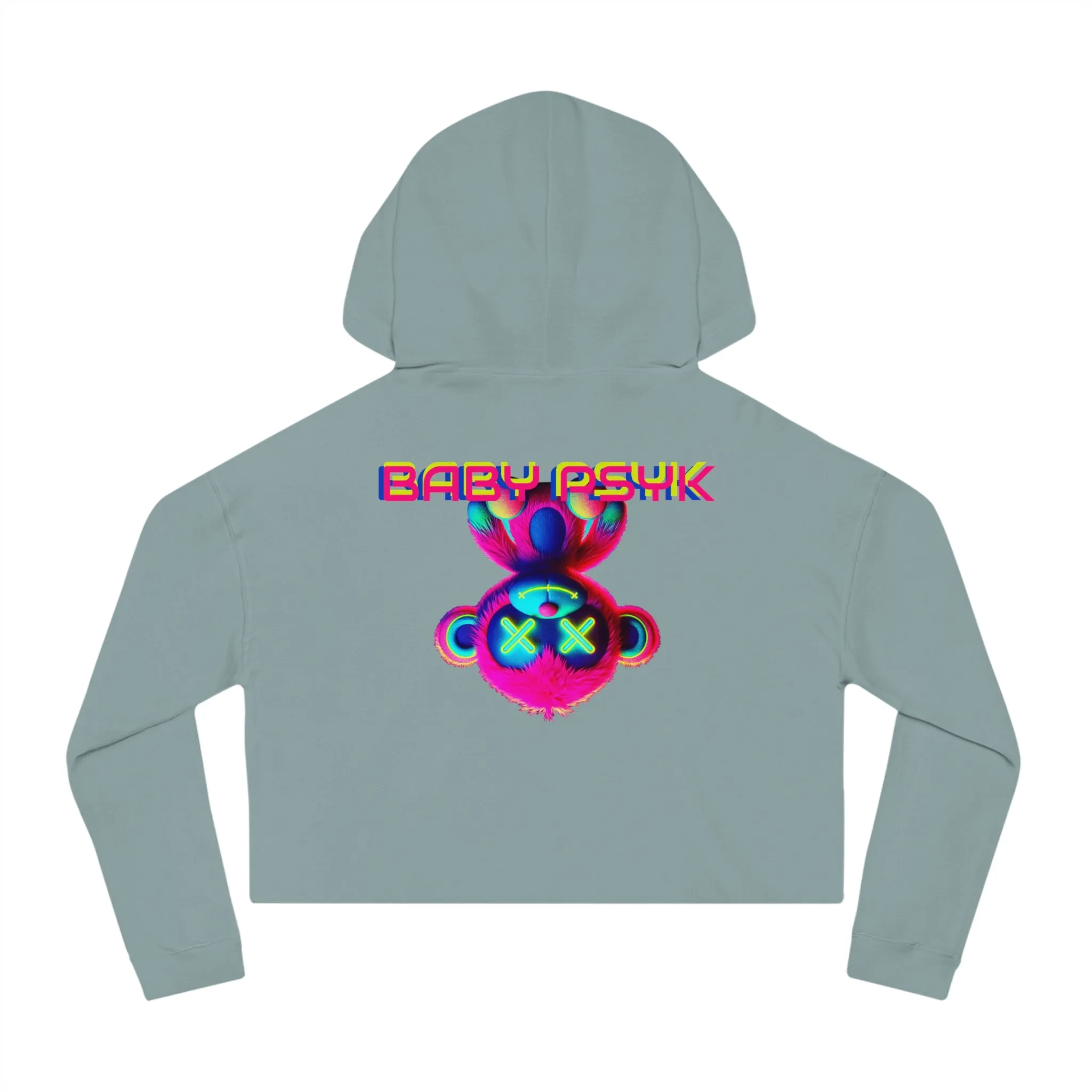 BABY PSYK Cropped Hooded Sweatshirt