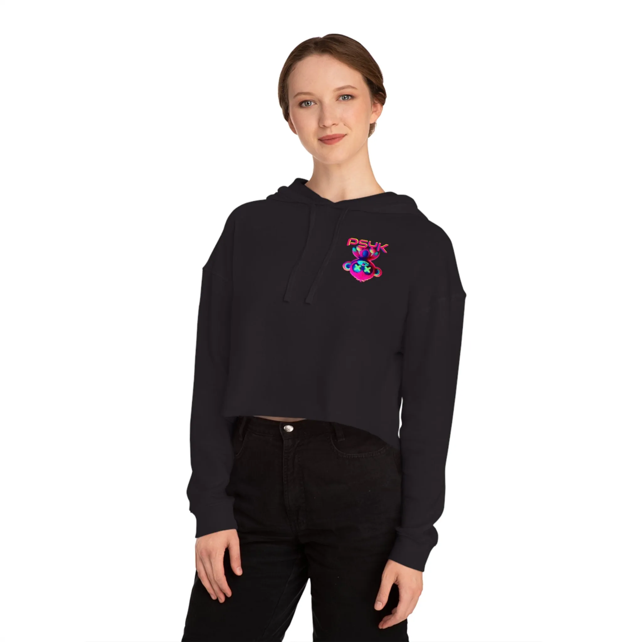 BABY PSYK Cropped Hooded Sweatshirt