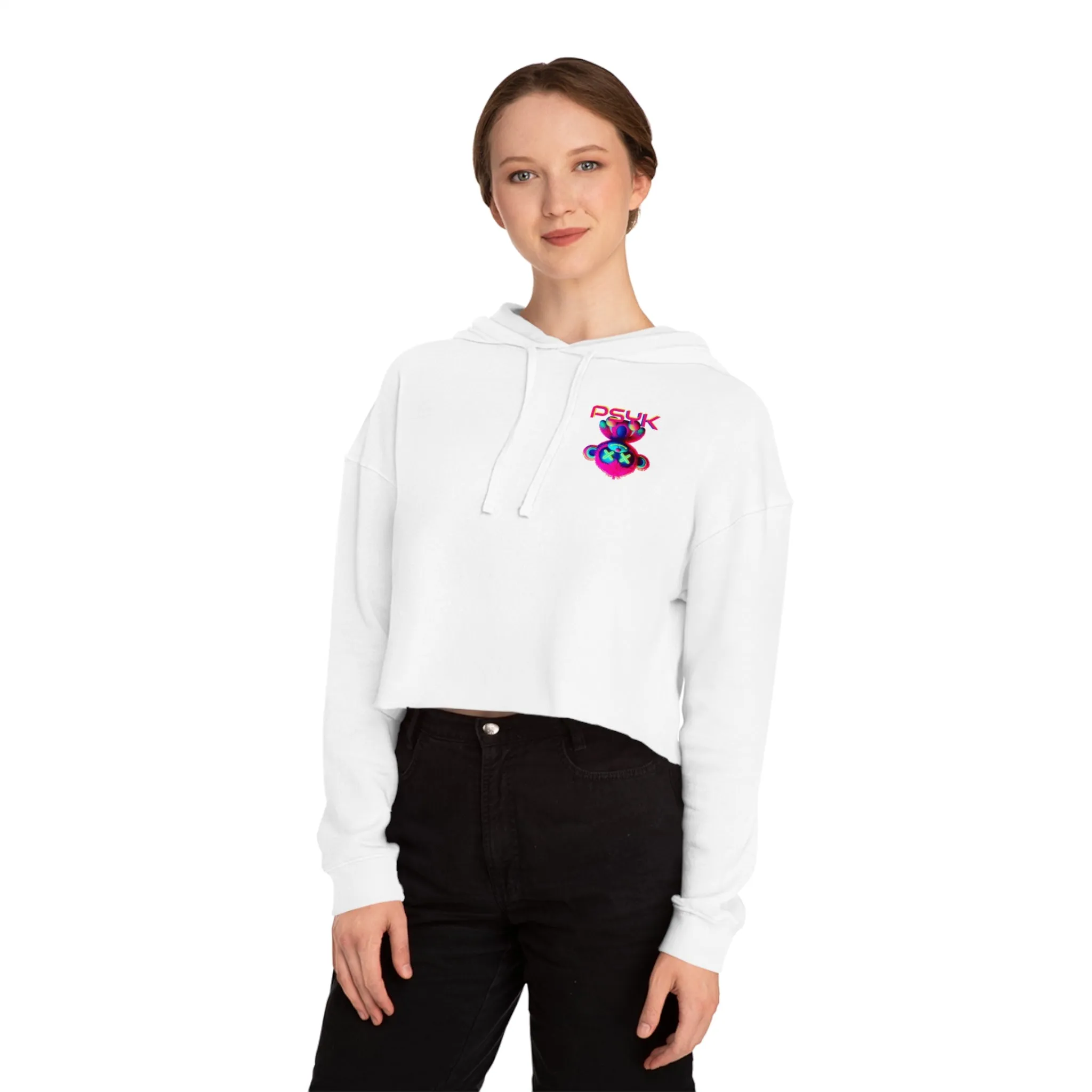 BABY PSYK Cropped Hooded Sweatshirt