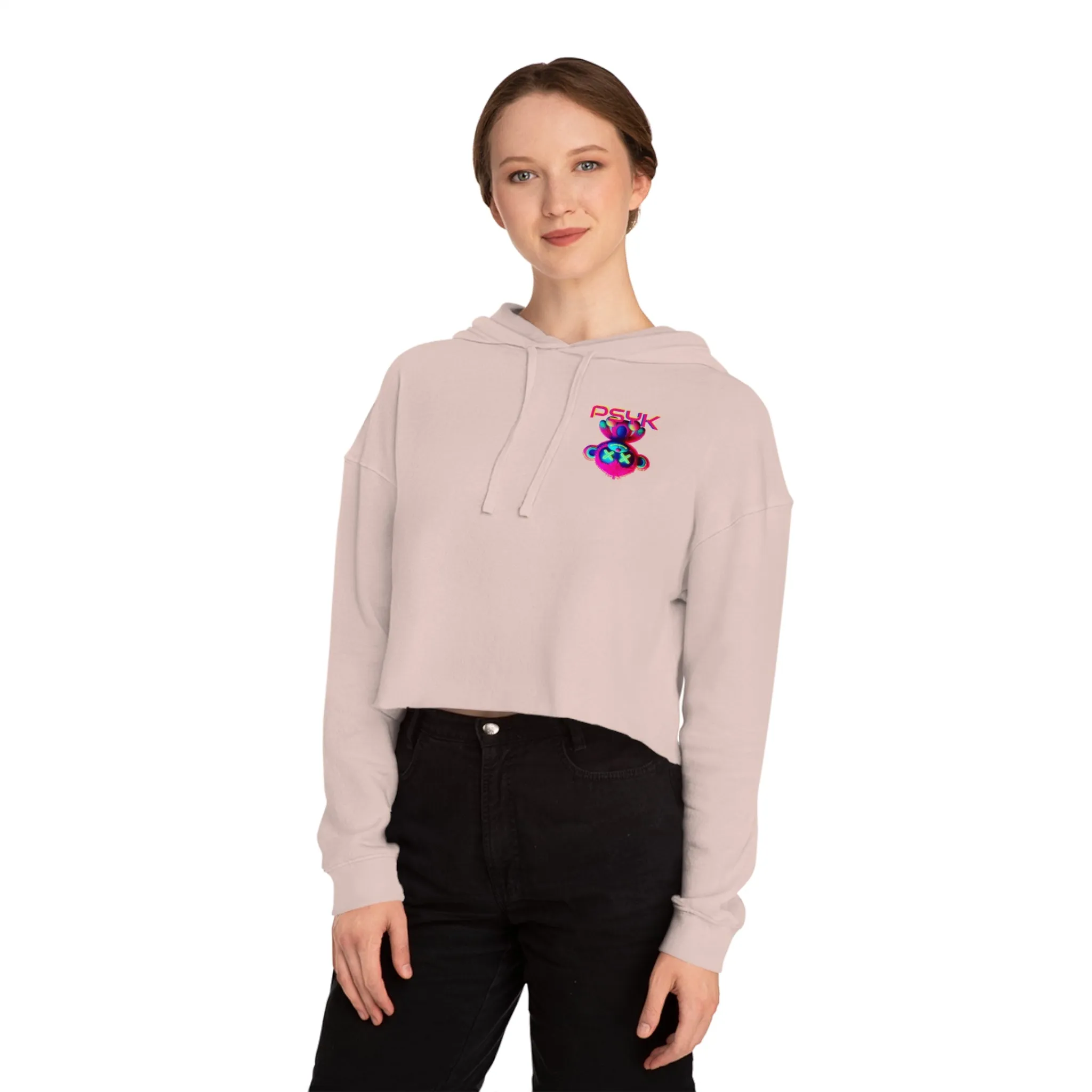 BABY PSYK Cropped Hooded Sweatshirt