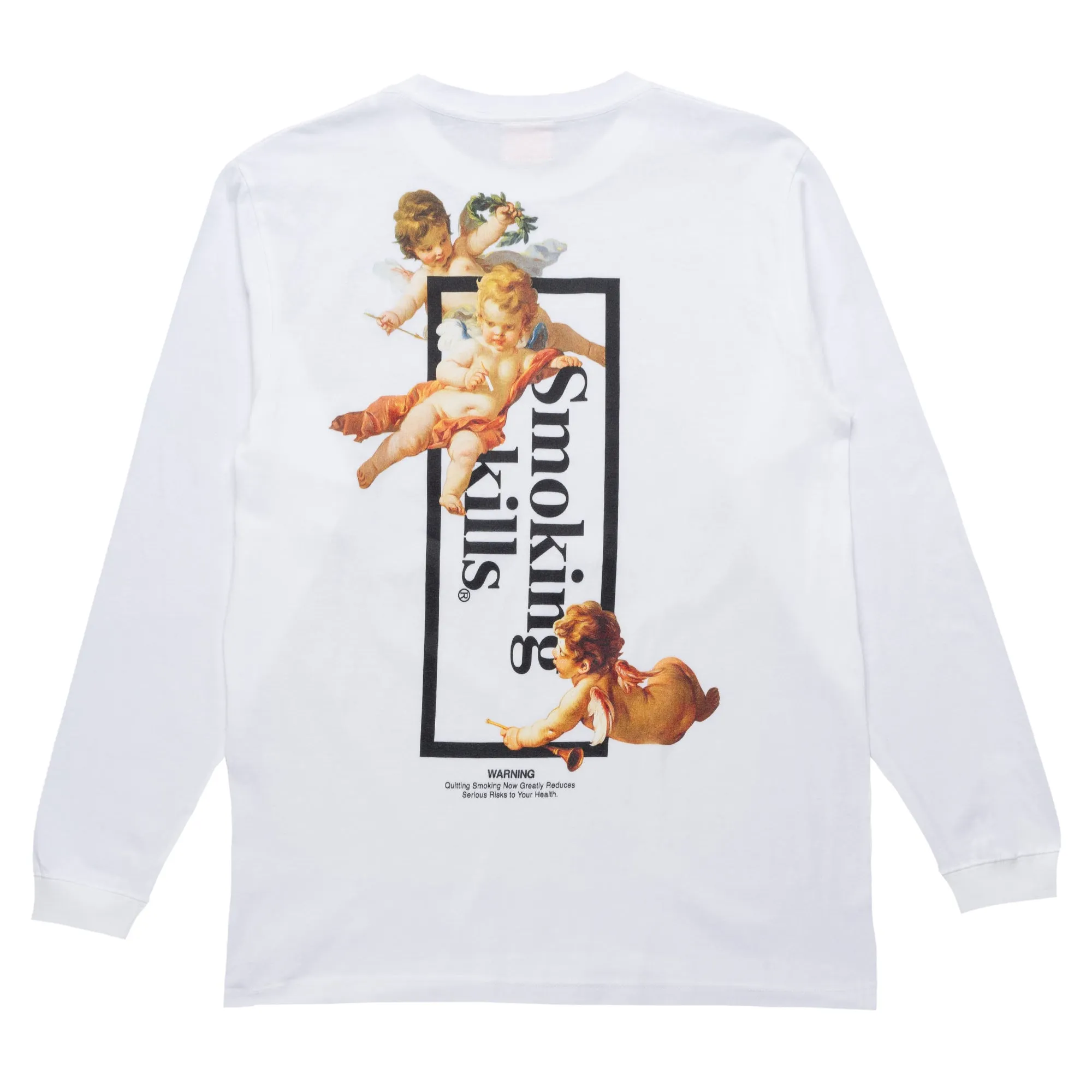 Back Logo LS Tee FRC2038 White