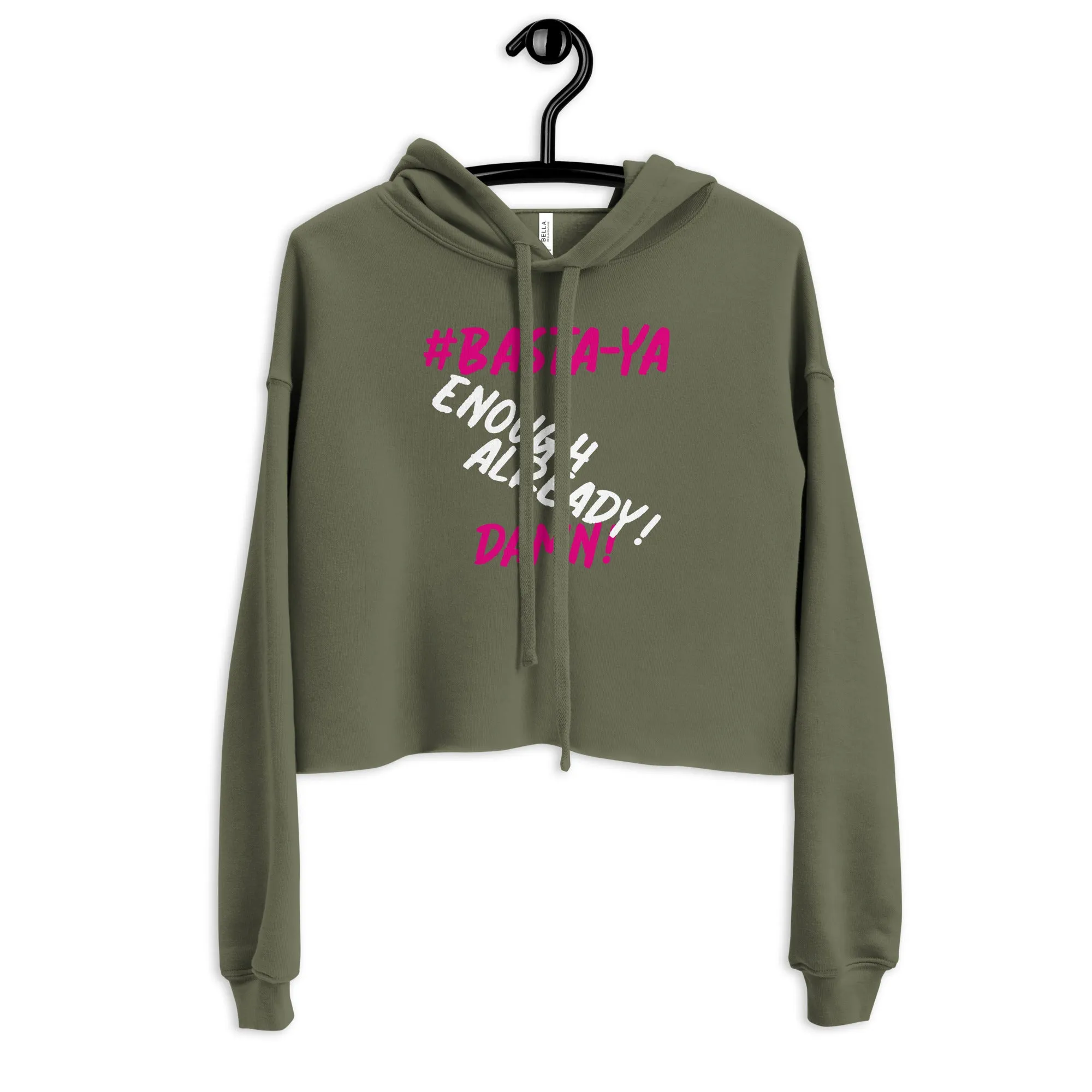 Basta Ya Signature Crop Hoodie
