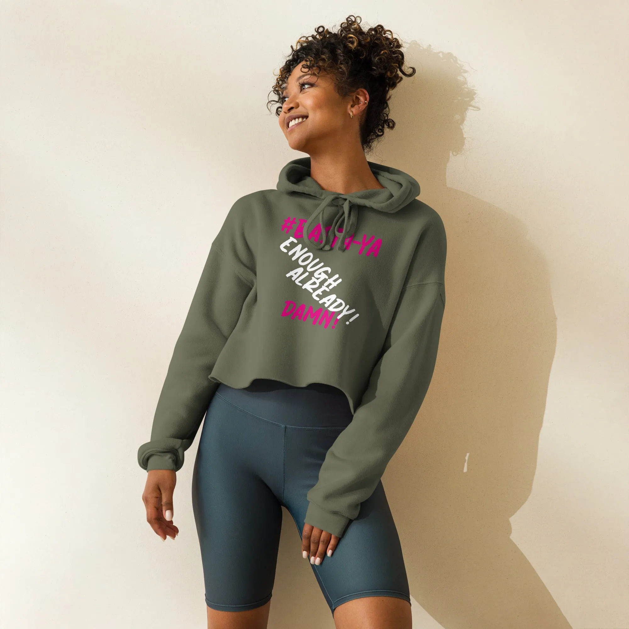 Basta Ya Signature Crop Hoodie