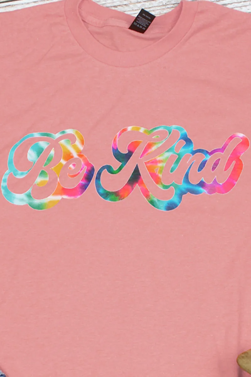 Be Kind Tie Dye Unisex Blend Tee