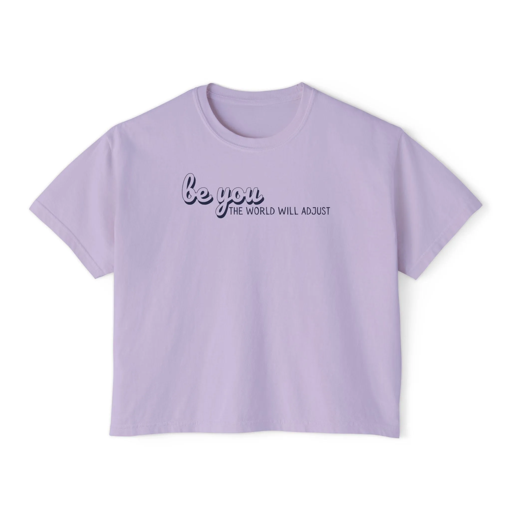Be You Cropped Boxy Tee