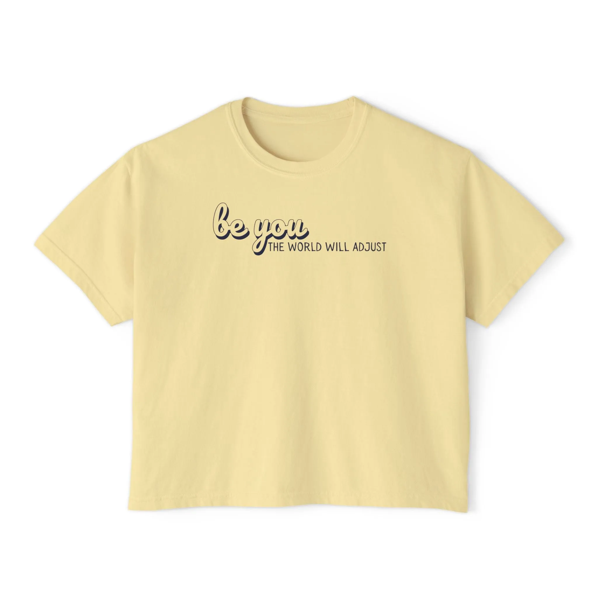 Be You Cropped Boxy Tee