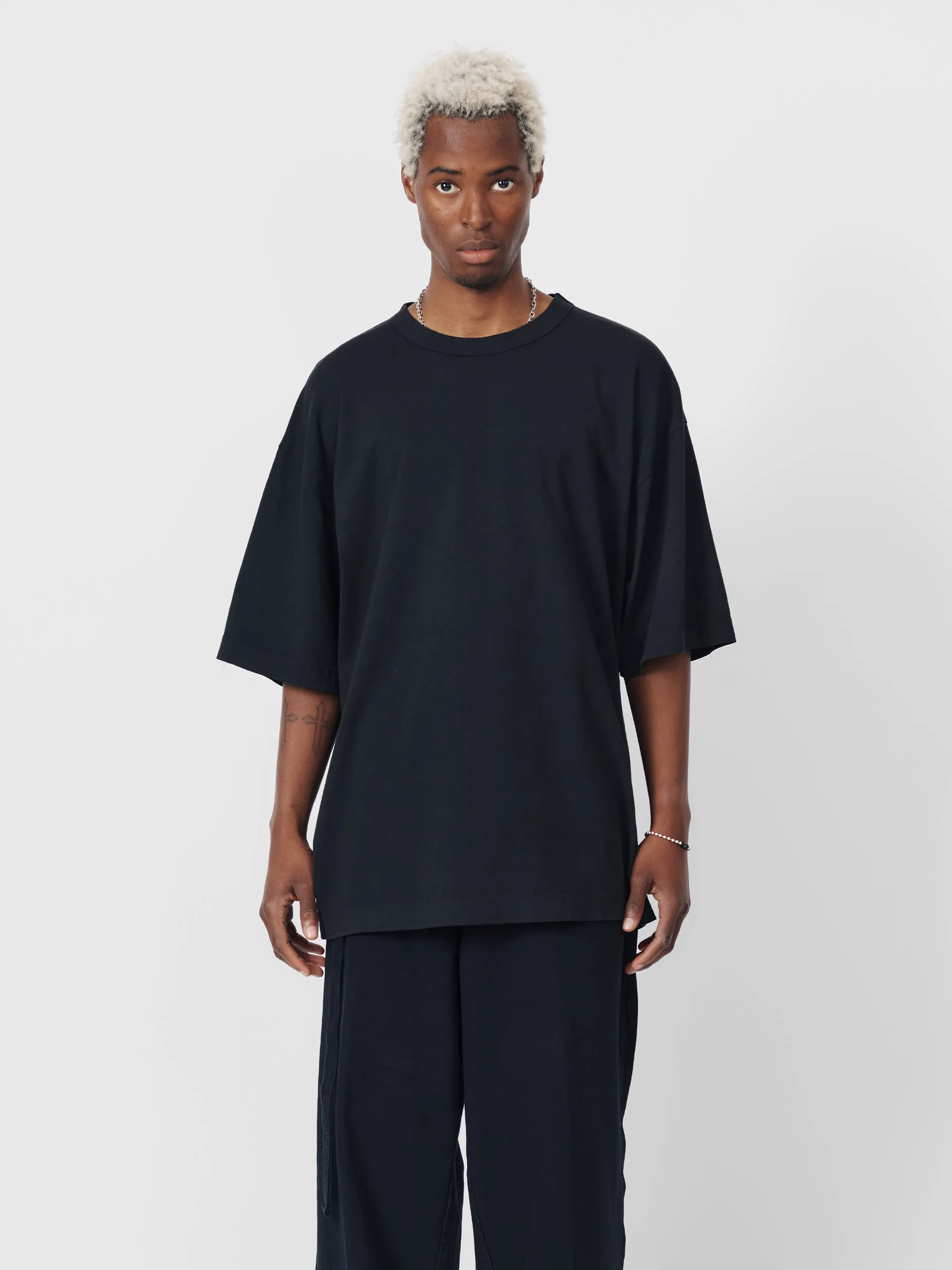 BEACH BRAINS Big Oversize Tee Black