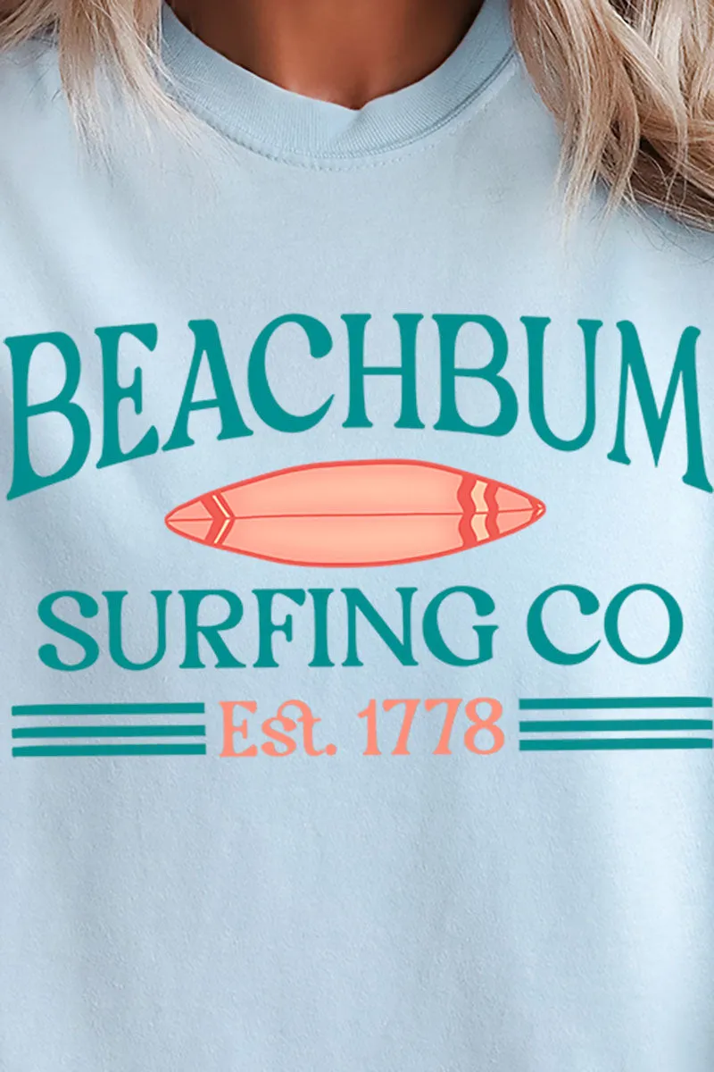 Beachbum Surfing Co Comfort Colors Adult Ring-Spun Cotton Tee