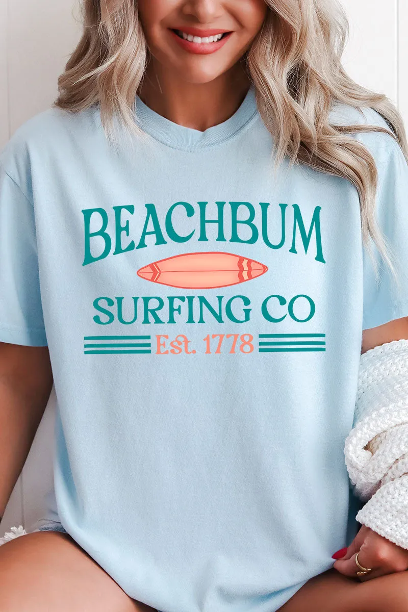 Beachbum Surfing Co Comfort Colors Adult Ring-Spun Cotton Tee