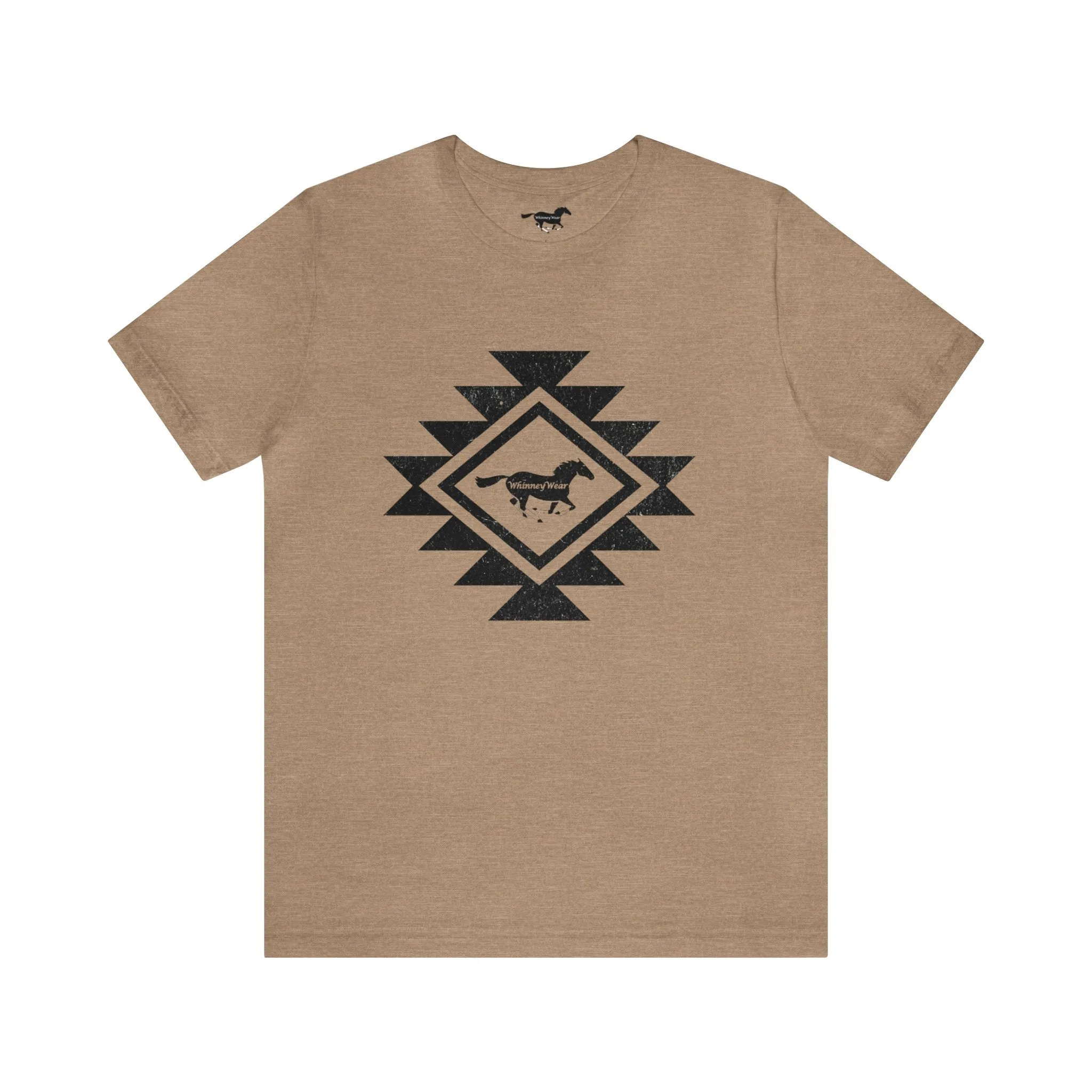 Black Aztec Graphic Tee - Assorted Shirt Colors