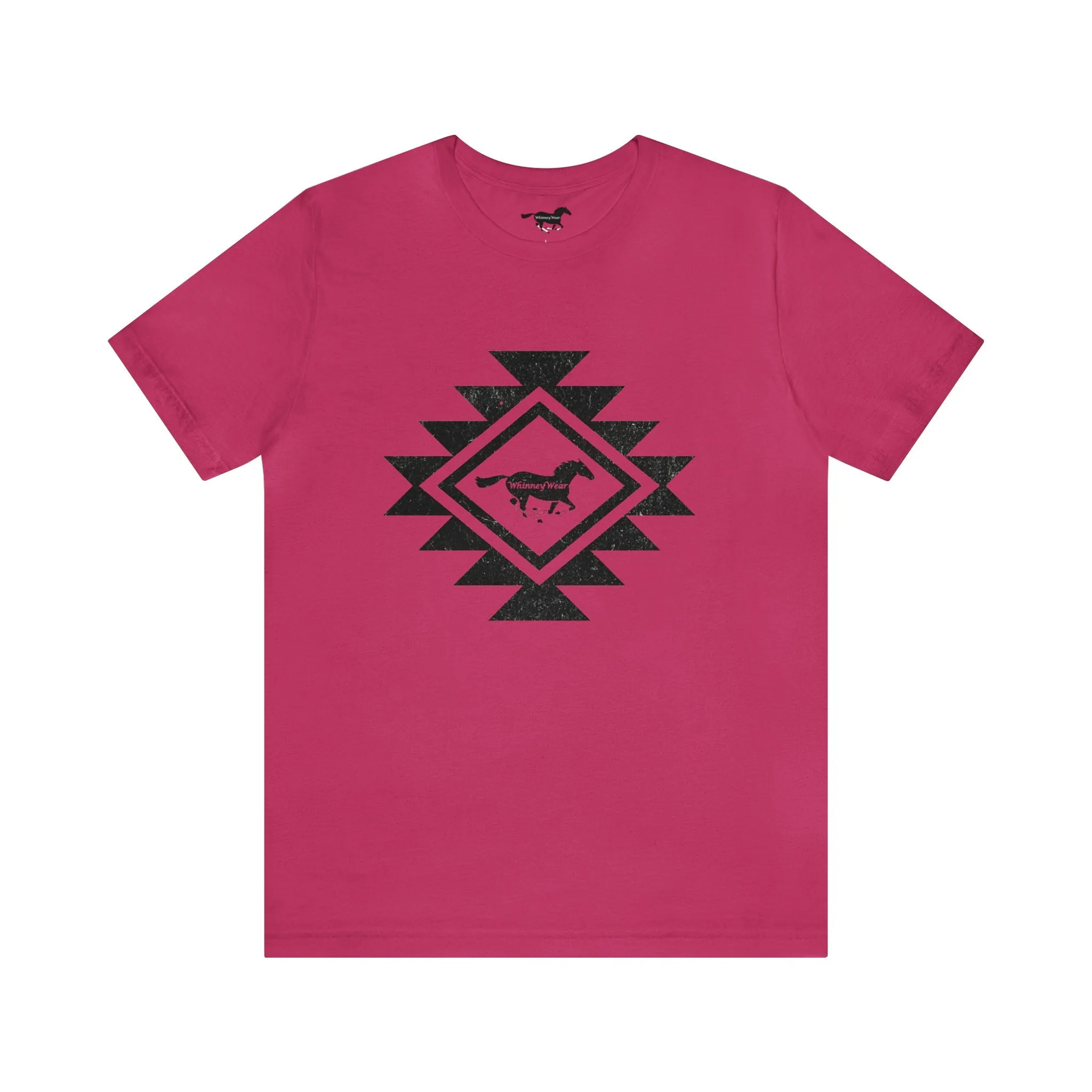 Black Aztec Graphic Tee - Assorted Shirt Colors