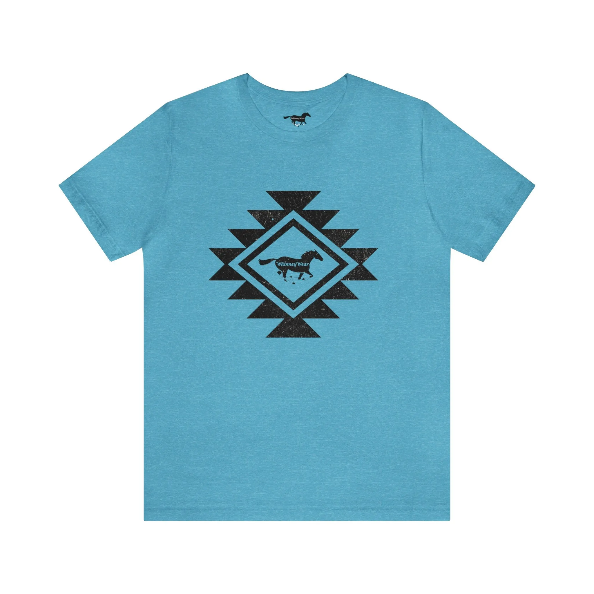 Black Aztec Graphic Tee - Assorted Shirt Colors