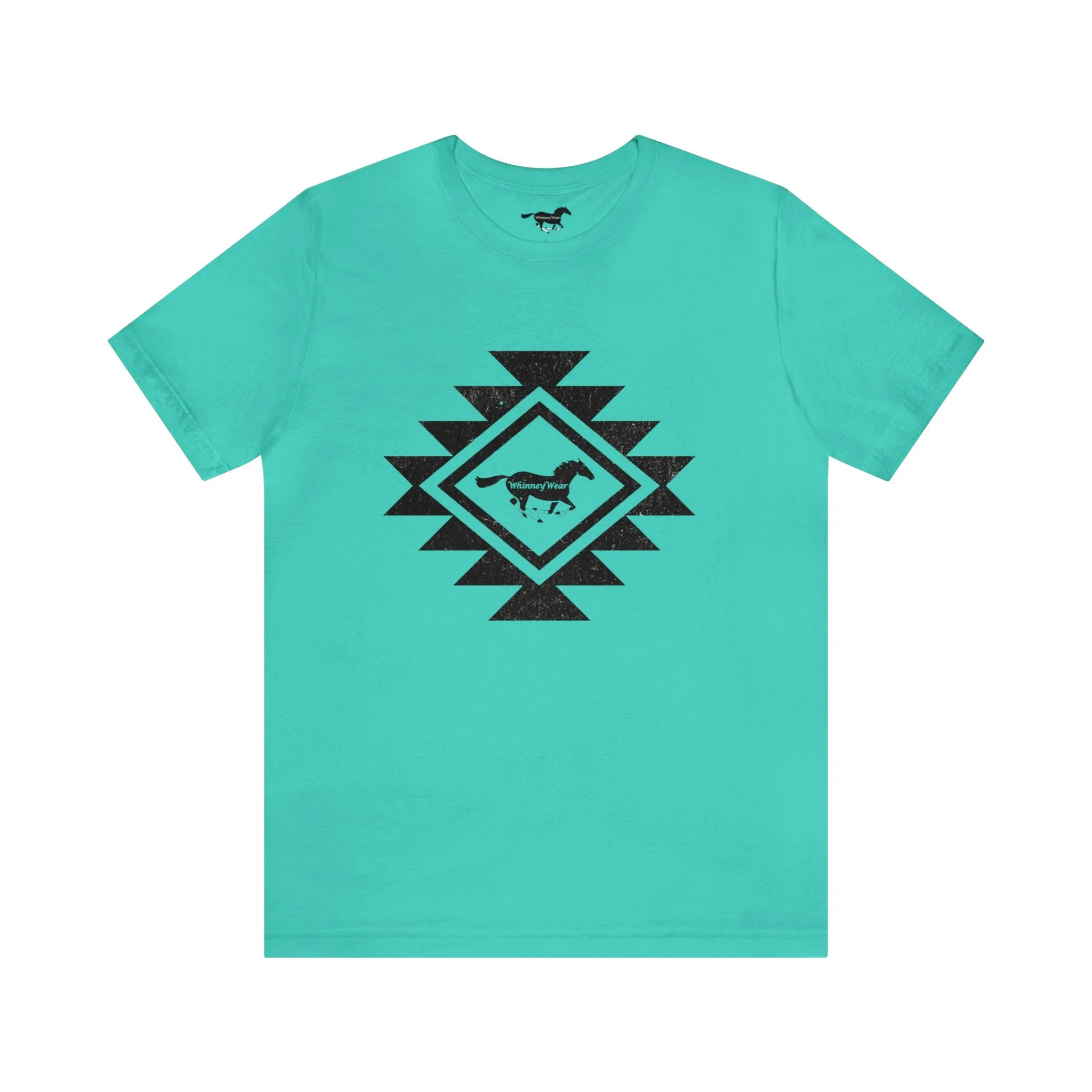 Black Aztec Graphic Tee - Assorted Shirt Colors