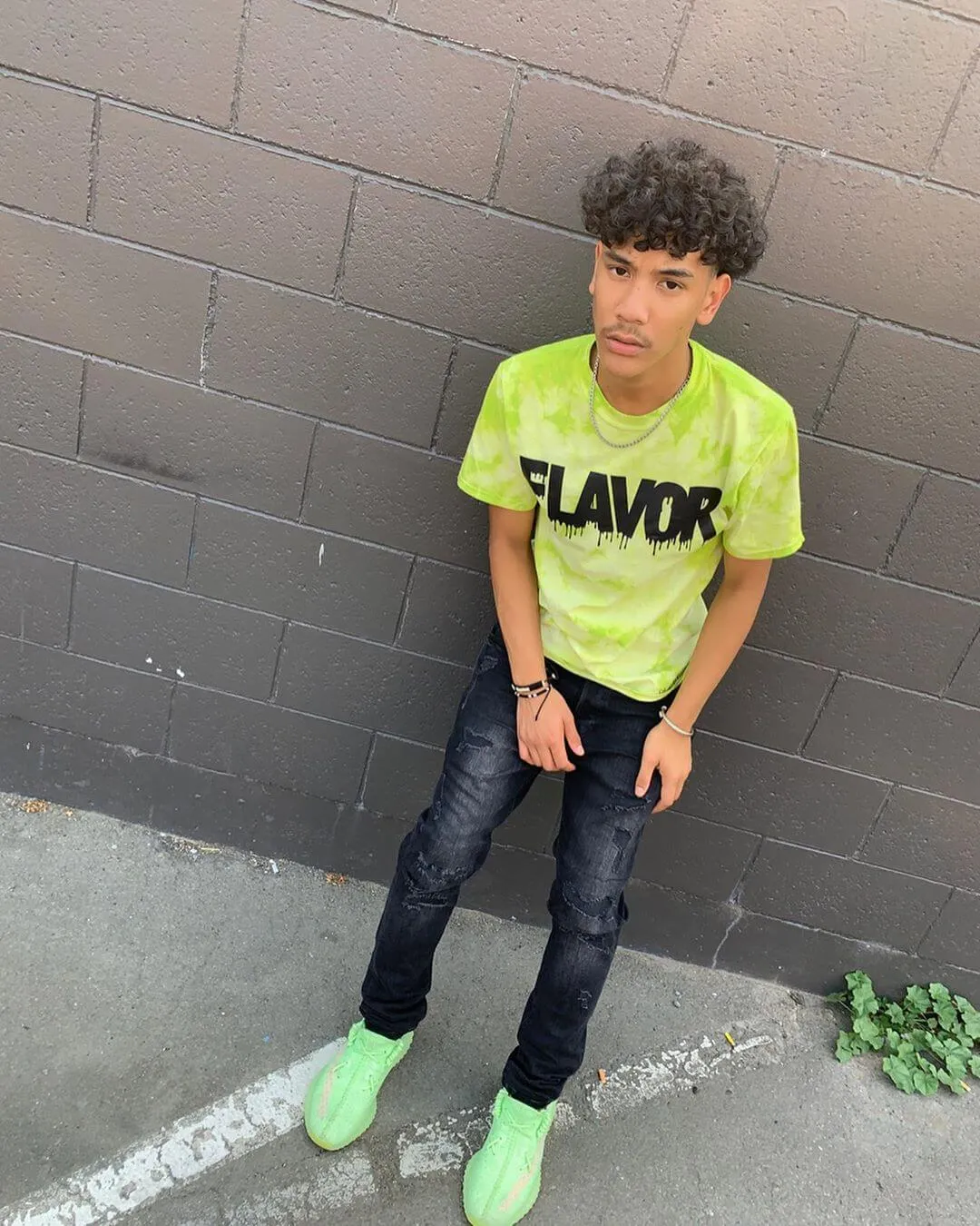Black Flavor | Lime Cloud Tee