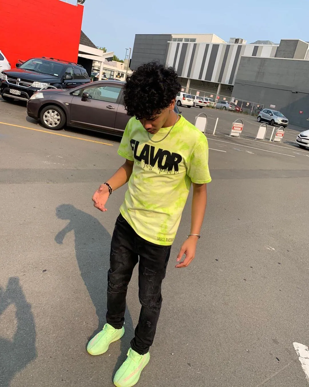 Black Flavor | Lime Cloud Tee