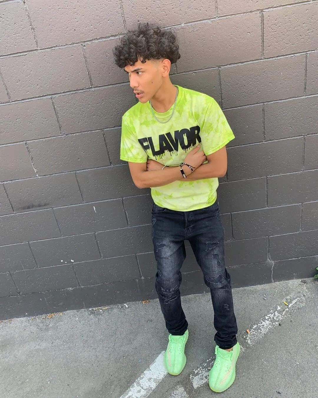 Black Flavor | Lime Cloud Tee
