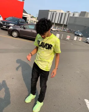 Black Flavor | Lime Cloud Tee