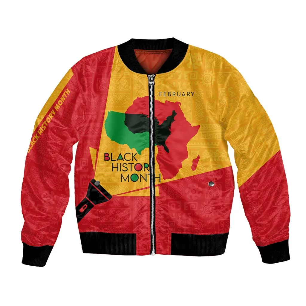 Black History Month Bomber Jacket - African February Design DT02