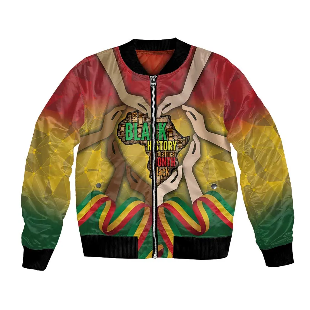 Black History Month Bomber Jacket I Am Black DT04