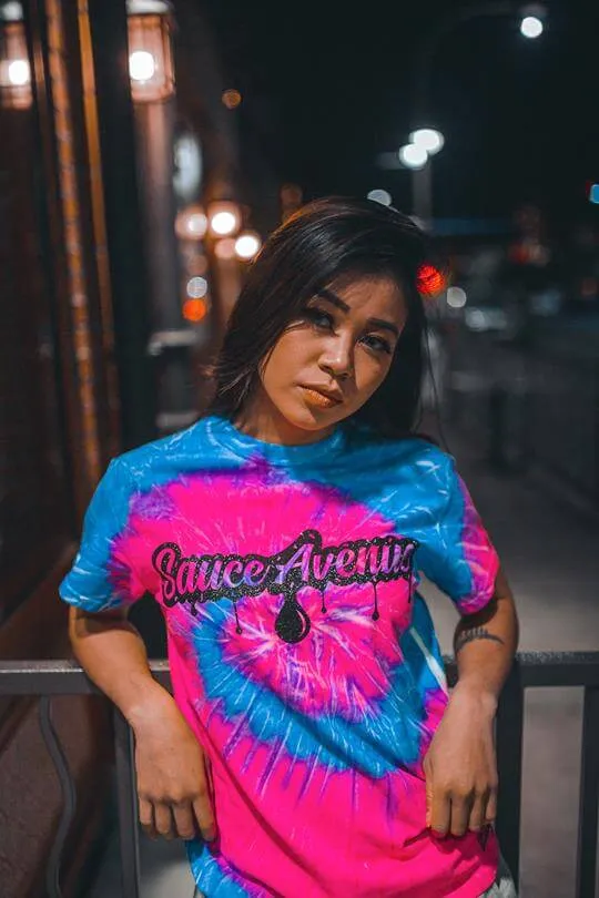 Black SA Drip | Cotton Candy Tee