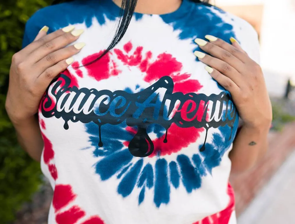 Black SA Drip | Fireworks Tee
